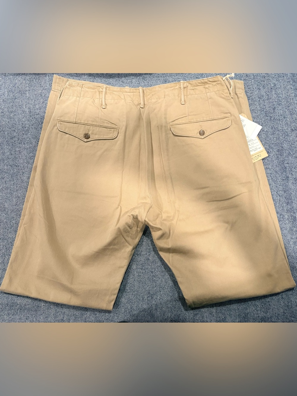 RRL Officer Chino - Khaki | size: 34x32 - Picture 4 of 16